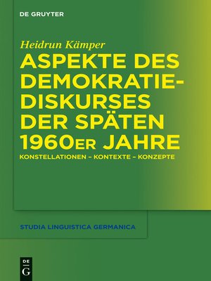 cover image of Aspekte des Demokratiediskurses der späten 1960er Jahre